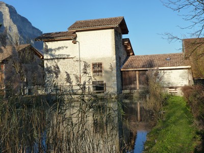 L'arrière du moulin en 2013